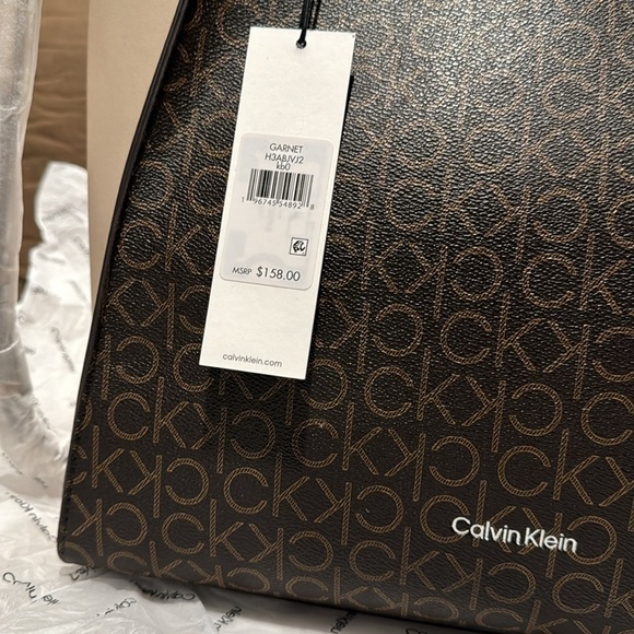 Calvin Klein Garnet Convertible Tote Bag - Picture 3 of 12